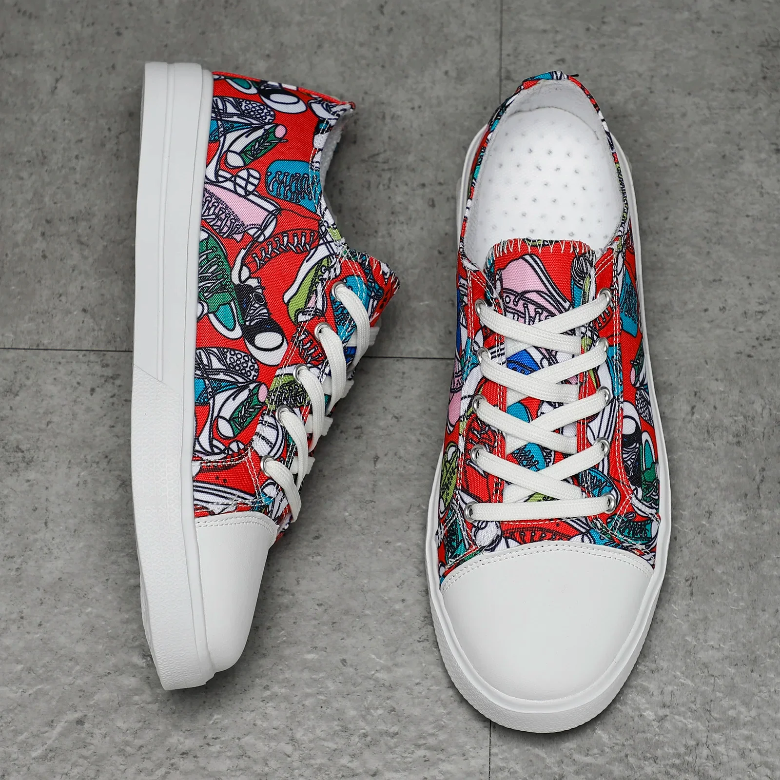 Doodle Mesh Sneakers - Image 9