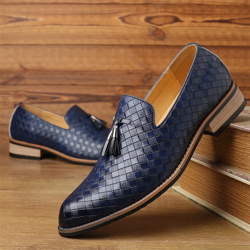 Prestige Weave Leather Moccasins - Image 10