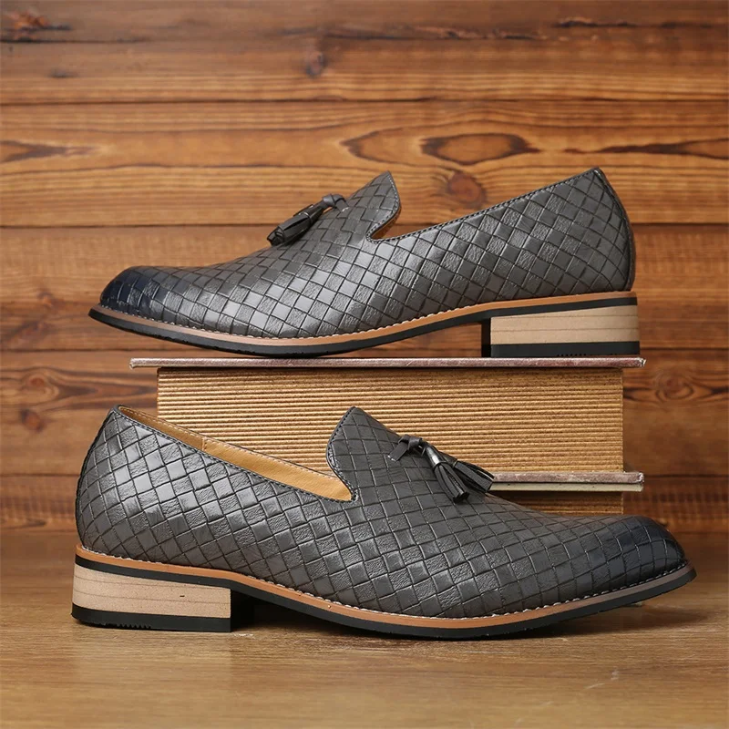 Prestige Weave Leather Moccasins - Image 11