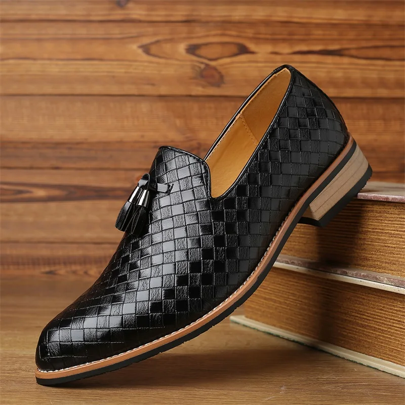Prestige Weave Leather Moccasins - Image 5
