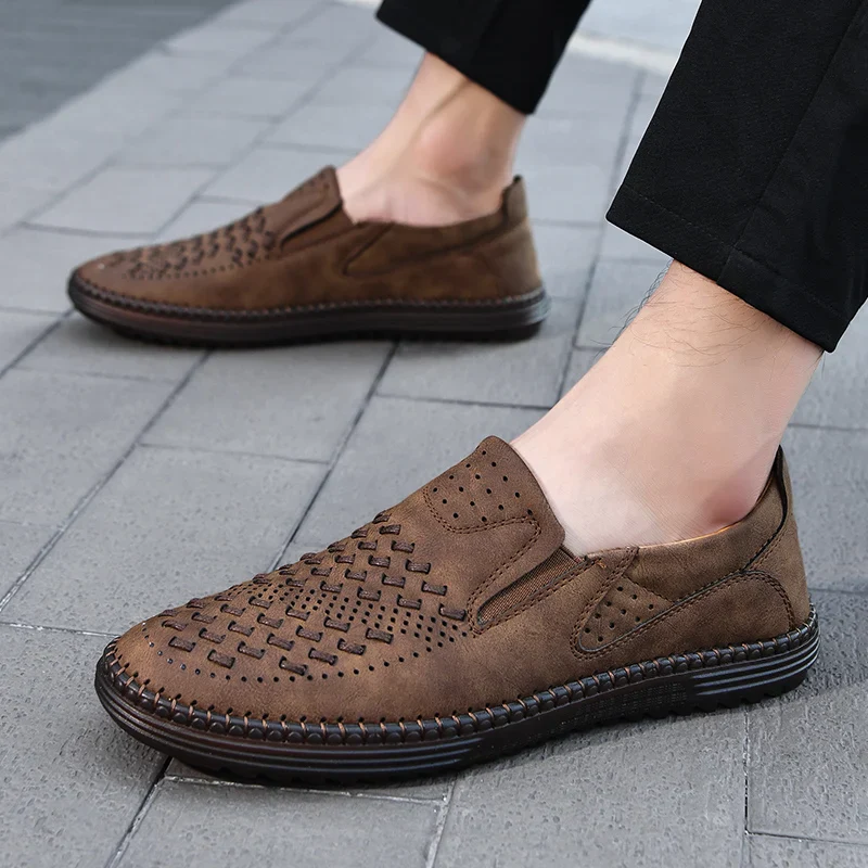 Roma Genuine Leather Loafers - Image 5